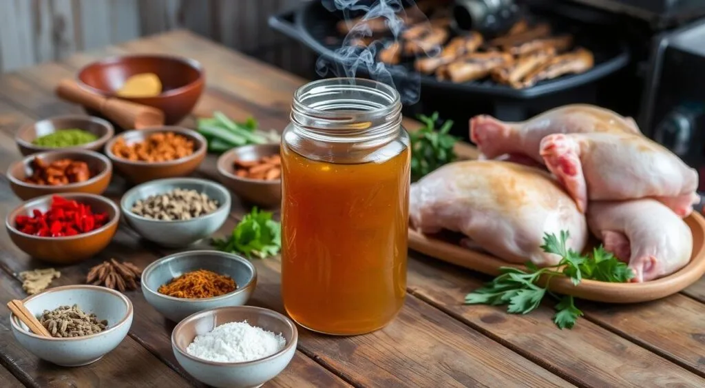 Preparing the Smoked Chicken Brine