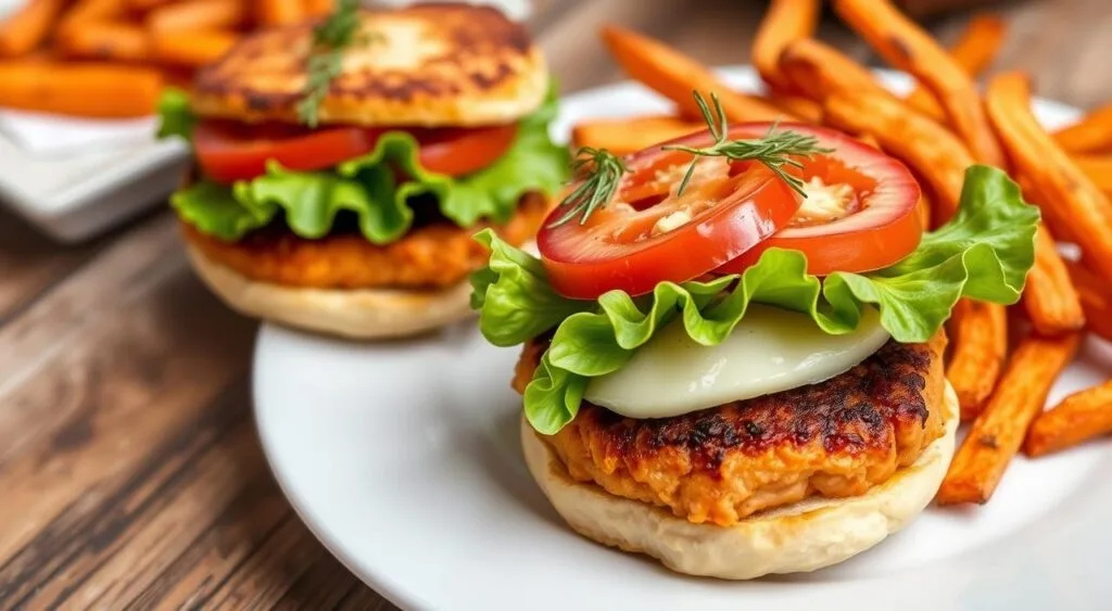 Caned Salmon Burgers