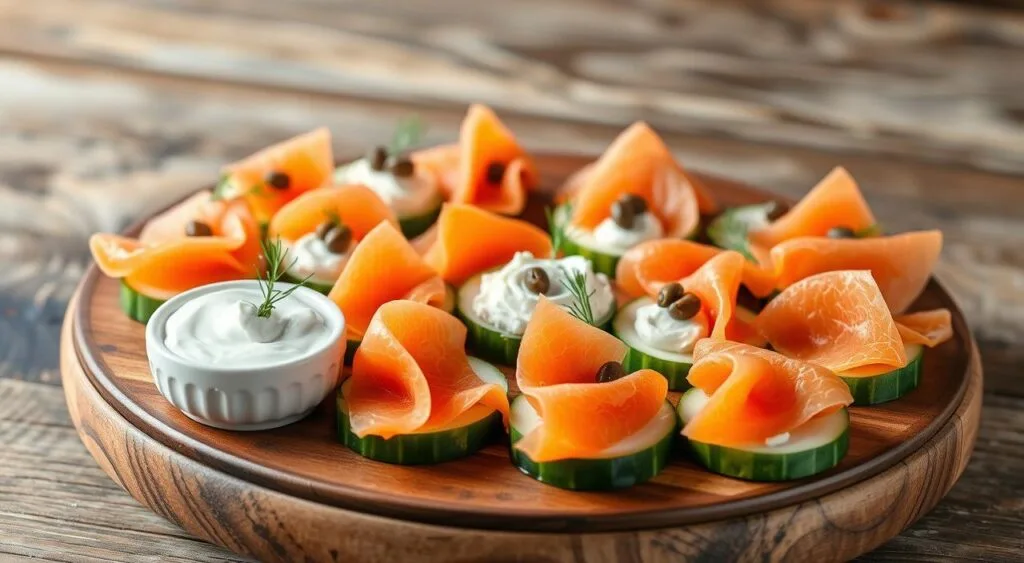 Smoked Salmon Dip with Crackers