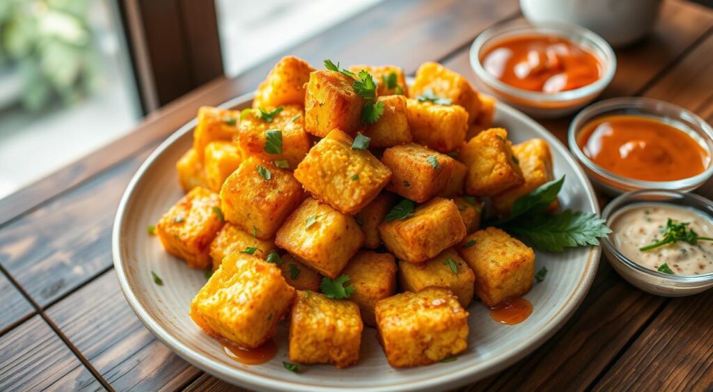 Crispy Deep Fried Tofu