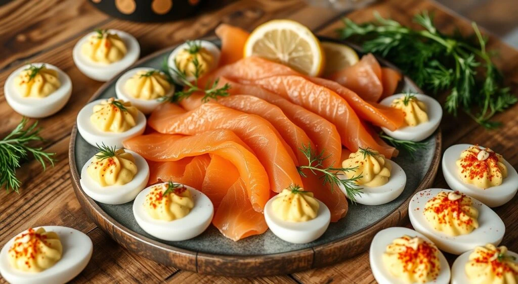 Essential Ingredients for Perfect Smoked Salmon with Deviled Eggs