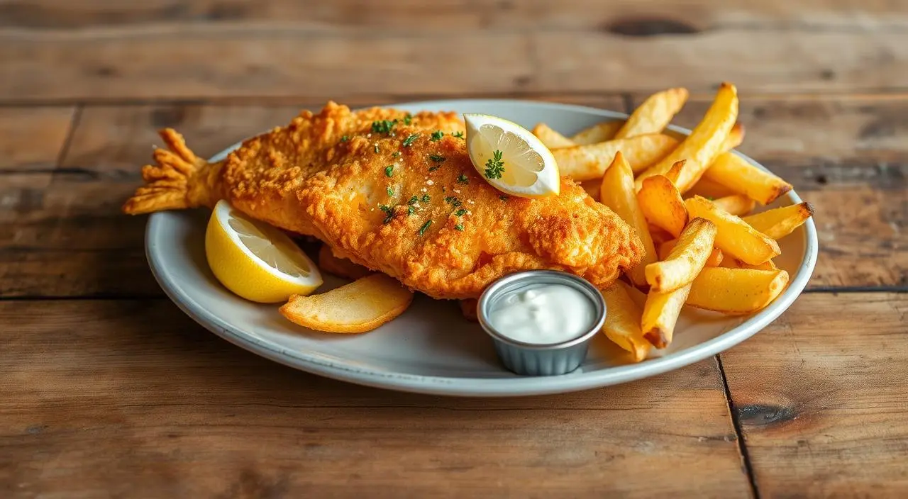 Crispy Fish and Chips