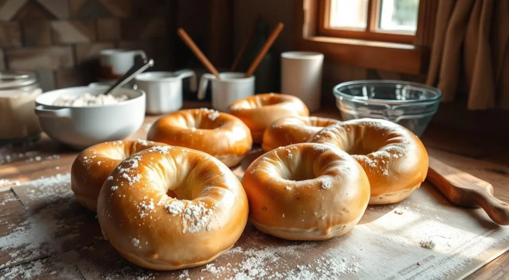 Homemade Sourdough Bagel