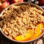 Peach Crumble