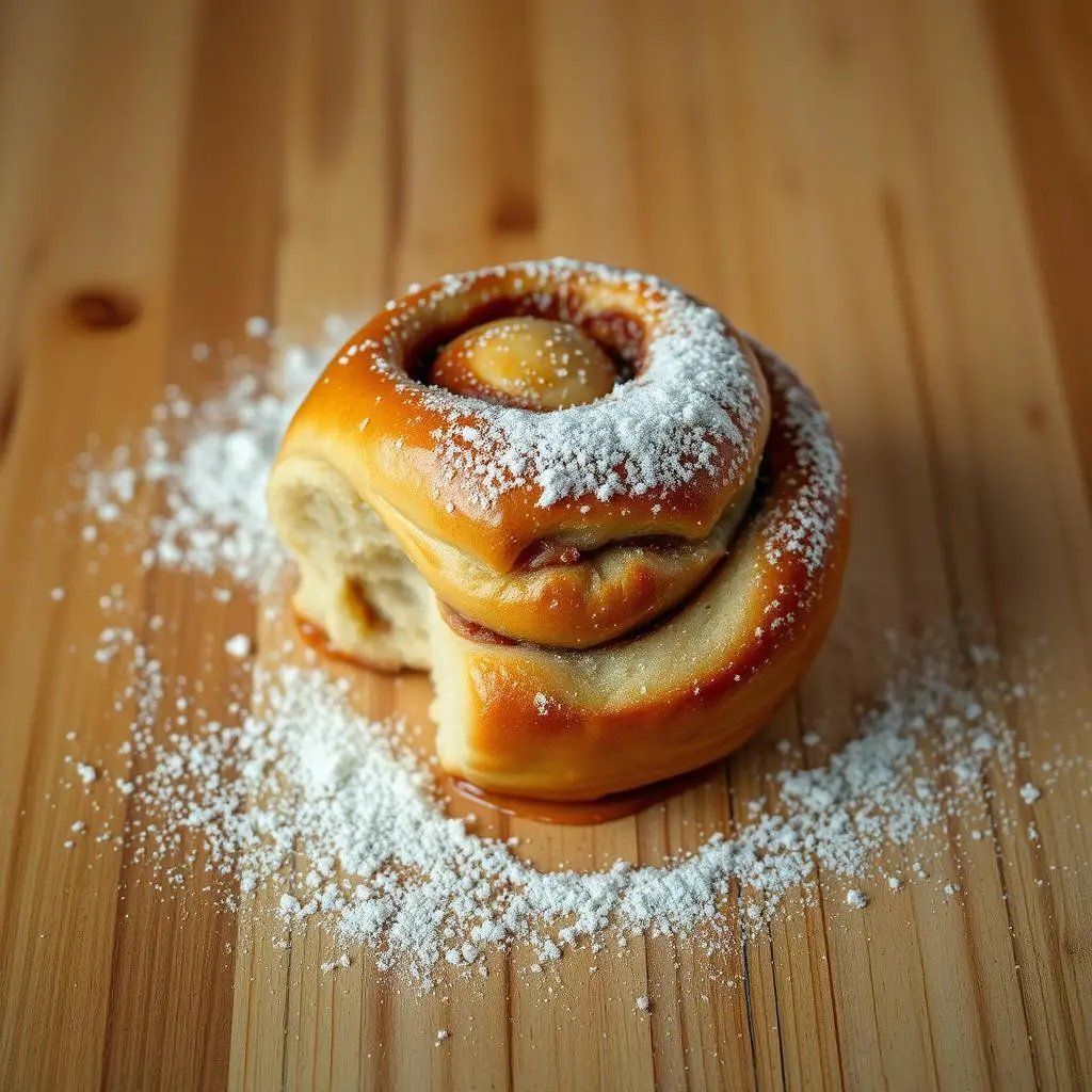 Soft and flaky cinnamon rolls made with crescent dough, filled with brown sugar and cinnamon, fresh out of the oven